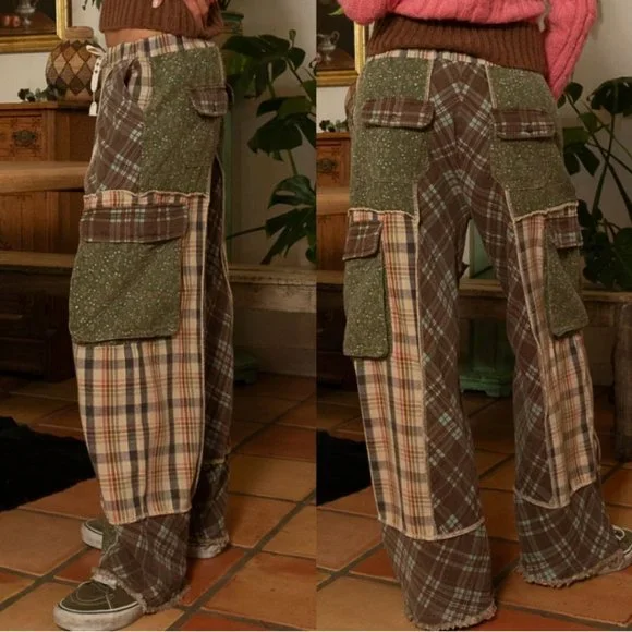 28106 POL Patchwork Pants - Picture 3 of 6